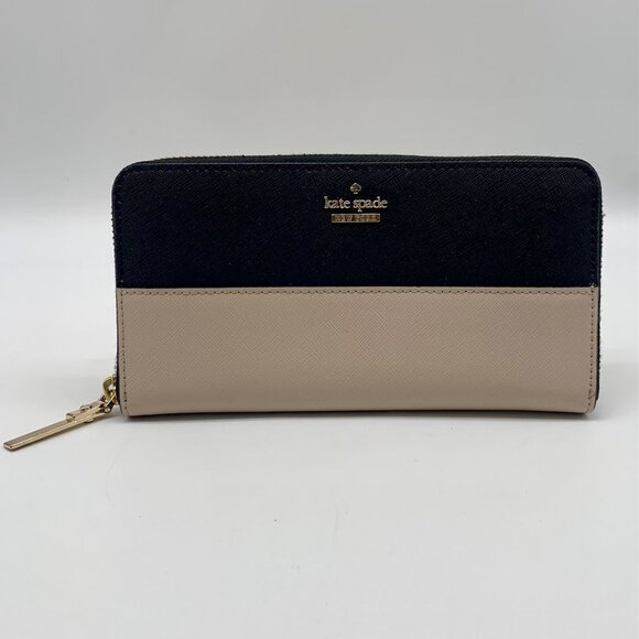 Kate Spade Beige & Black Colorblock Cameron Street Maise Satchel w/ Wallet - Picture 8 of 11